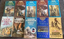 10 L0UIS L'AMOUR PAPERBACKS (LOT#7)