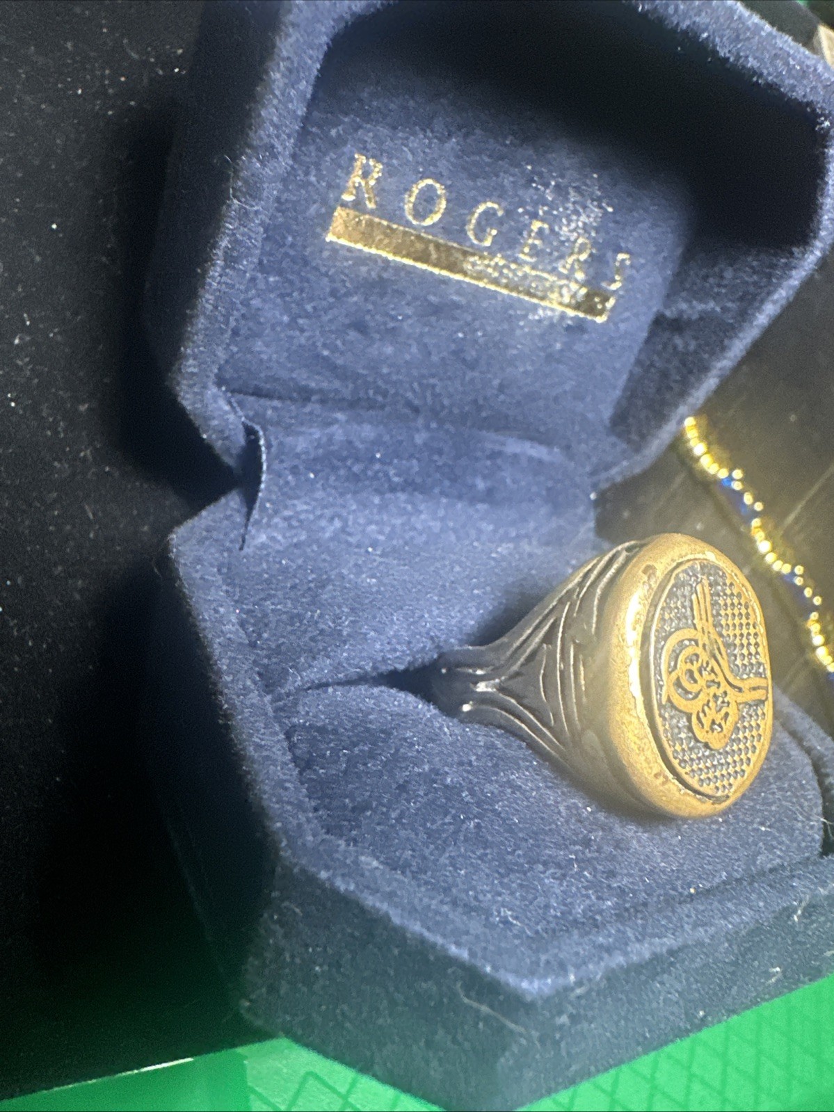 Man’s Middle Eastern Ring, Silver Size 9 Very Old… - image 3