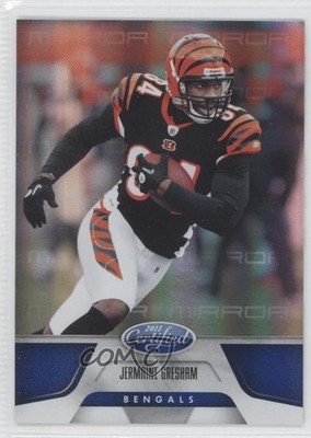 2011 Certified Mirror Blue 97/100 Jermaine Gresham #33 0b0