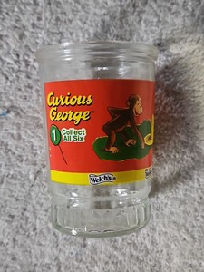 Welch's Curious George Vintage Tumbler Glass