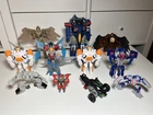 Transformers and Robots Lot of 11 Action Figures- Starscream, Optimus, Vintage