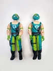 Vintage 1984 GI Joe Cobra COPPERHEAD X2  Water Moccasin Driver Parts Lot