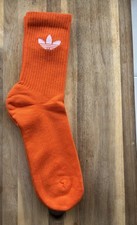 Adidas originals Cushioned Crew Orange Sock Large 7-11 Uk men woman gift present