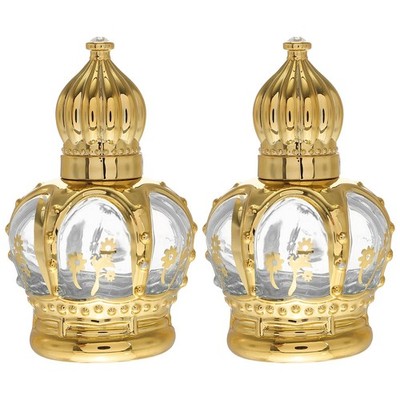 Beavorty 2 Pack Roll on Bottles 0.50 Oz Refillable Perfume Bottle for Essenti...