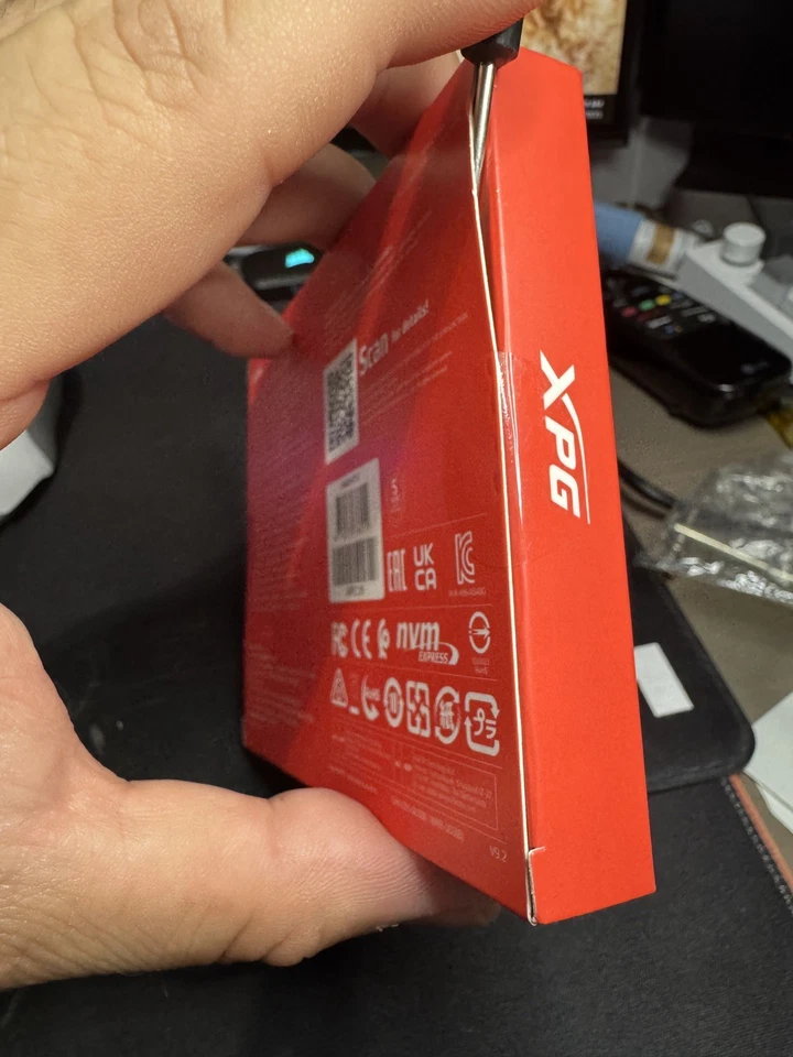 XPG Spectrix S40G 4 TB RGB M.2 NVMe SSD Solid State Drive USA NEW - Image 2 of 4