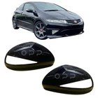 Honda Civic 2005-2012 Door Wing Mirror Cover Painted Nighthawk Black LH Or RH