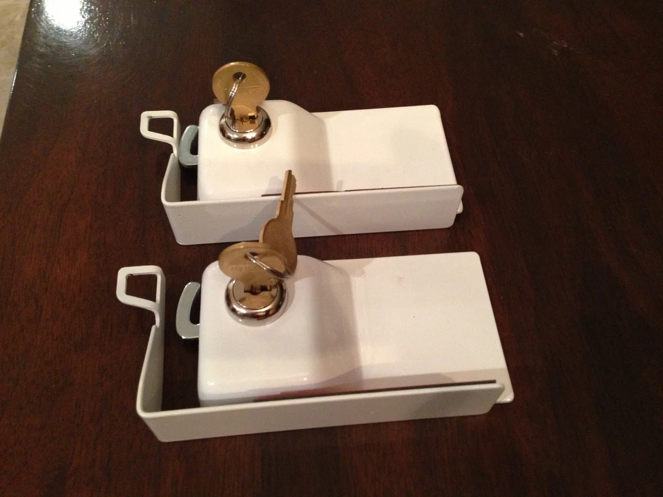Refrigerator Door Lock (Set of Two Keyed Alike) - Image 2 of 4