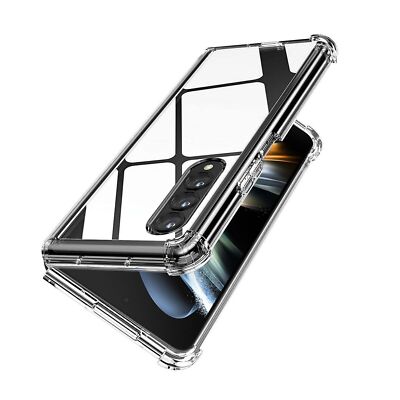 For Samsung Galaxy Z Fold6 Fold5/4/3/2 Hard Case Crystal Clear Shockproof Cover