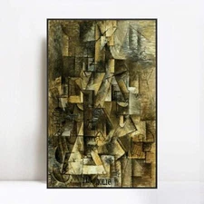 Framed Canvas Print Art Ma Jolie,1912 by Pablo Picasso Wall Art Living Room 