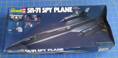 VTG Revell SR 71 Spy Plane Kit 1981 1:72 Scale US Air Force  BLACKBIRD Aircraft