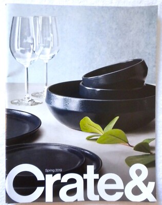 NEW VINTAGE CRATE & BARRELL SPRING 2019 HOME AND GARDEN CATALOG 10.5''X8 79 PAGES