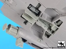 Black Dog 1/48 Radar and DEFA 554 Cannons for Mirage 2000 (for Kinetic) A48192