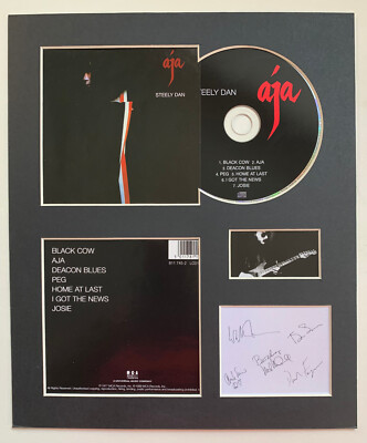 STEELY DAN - Signed Autographed - AJA - Album Display