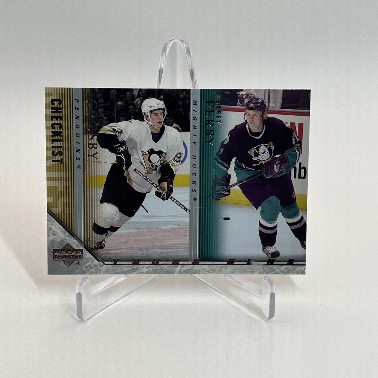 2005 Upper Deck Young Guns Sidney Crosby Corey Perry #242 checklist