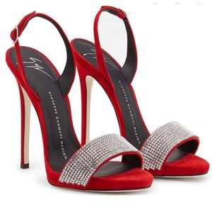 giuseppe zanotti red sandals