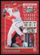 Carter Kieboom 2019 Chronicles Contenders Optic Season Ticket Ruby Wave/199 #22
