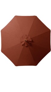 Garden Oasis Patio Umbrella Replacement Top Canopy Cover 8 5 9 Ft 6 Arm Ribs Ebay