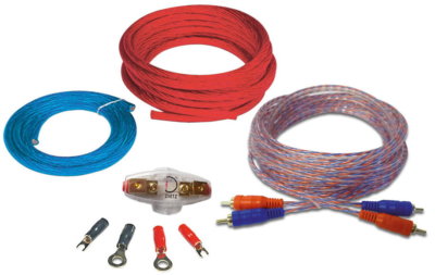 KIT Cavi 20mm Alimentazione Portafusibile Rca Cavo Cablaggio Amplificatore Auto - Foto 2