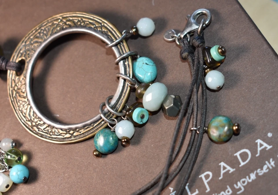 Juego de Pendientes de Intercambio Silpada Pirita Howlita N1892 P2022 Foto 4 de 4