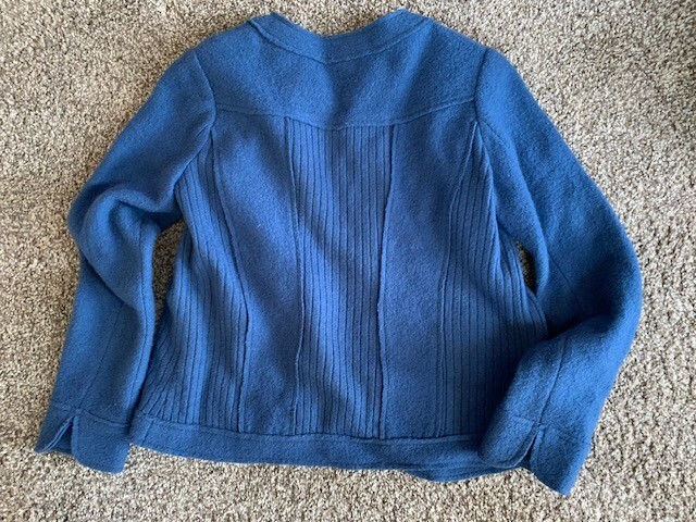 PENDLETON LADIES BLUE JACKET SMALL BUTTON CLOSURE… - image 7