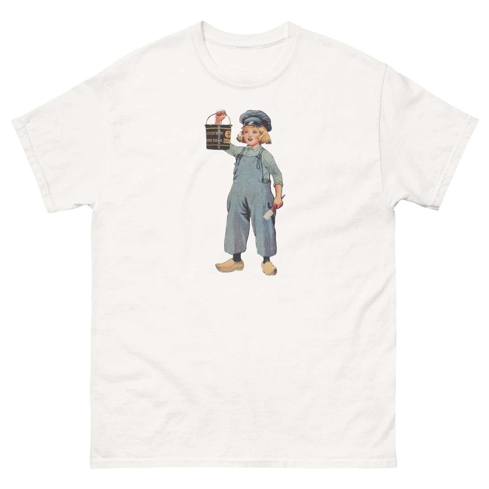 Vintage Dutch Boy Pure White Lead Paint Unisex T-Shirt