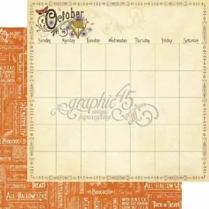 GRAFIEK 45 "TIME TO FLOURISH" 8X8 KALENDER PAPIERBLOK GEPENSIONEERD SCRAPJACK'S PLA - Afbeelding 11 van 12