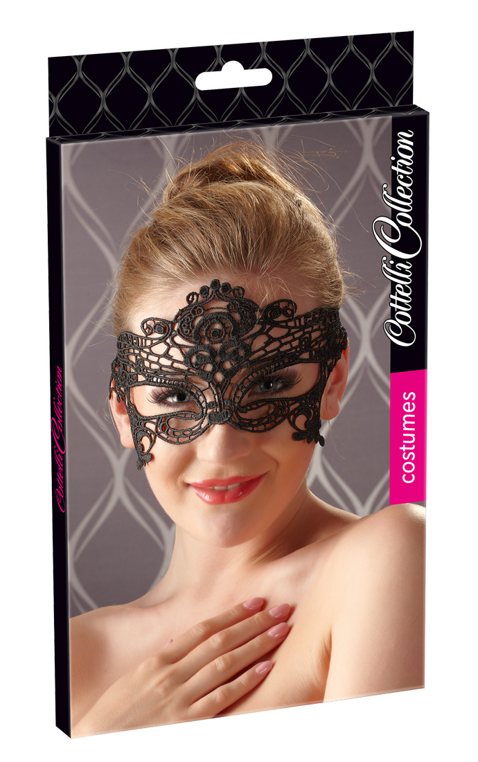 Antifaz Bordado En Oferta 2480263 Maschera Mistero Contorno Per Occhi Venezia Style Nera In Pizzo Ricamato
