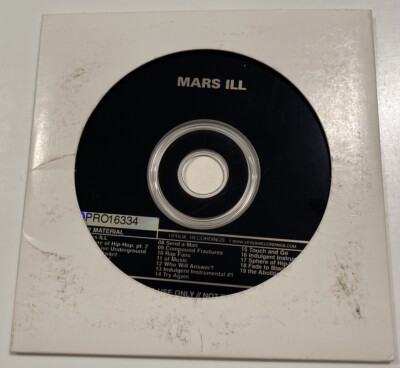 3 NEW Songs on PROMO Mars Ill “Raw Material Reissue” 2001