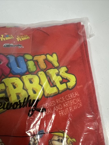 Cakeworthy Fruity Pebbles The Flintstones Canvas Tote Shoulder Bag Cereal Red - Picture 6 of 8