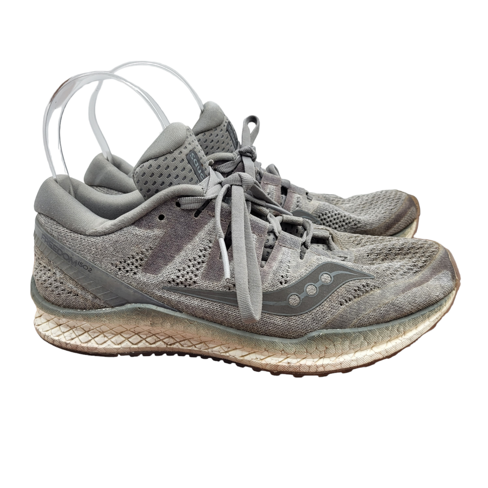 Saucony Womens Freedom ISO 2 Running Shoes Womens Sz 7.5 Gray S10440-2