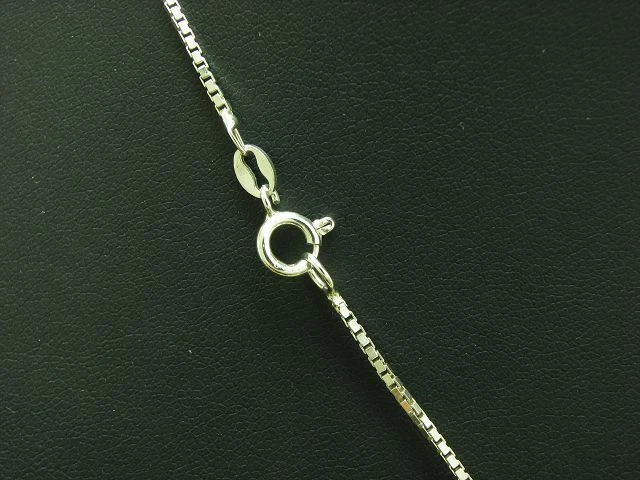 925 Argento Sterling Collana Pendente con Onice Ricoperto / Vero / 41,5 CM - Immagine 3 di 3