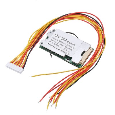 10S 36V-30A Li-Ion Akku Batterie Schutz BMS PCB Board mit Balance Funktion