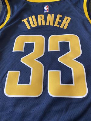 NIKE INDIANA PACERS MYLES TURNER #33 JERSEY SWINHMAN MENS