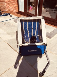 halfords double bike trailer