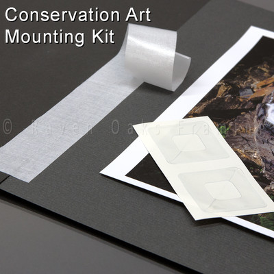 ART MOUNTING KIT - Lineco Linen Tape and Photo Corners for Conservation Framing
