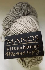 Manos del Uruguay Rittenhouse Merino 5 Ply Yarn Unit of 1 Hand Dyed Tan 519 New