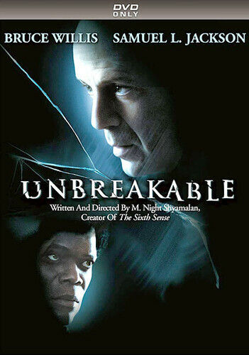 UNBREAKABLE, DVD, Bruce Willis,Samuel L. Jackson,Robin Wright Penn