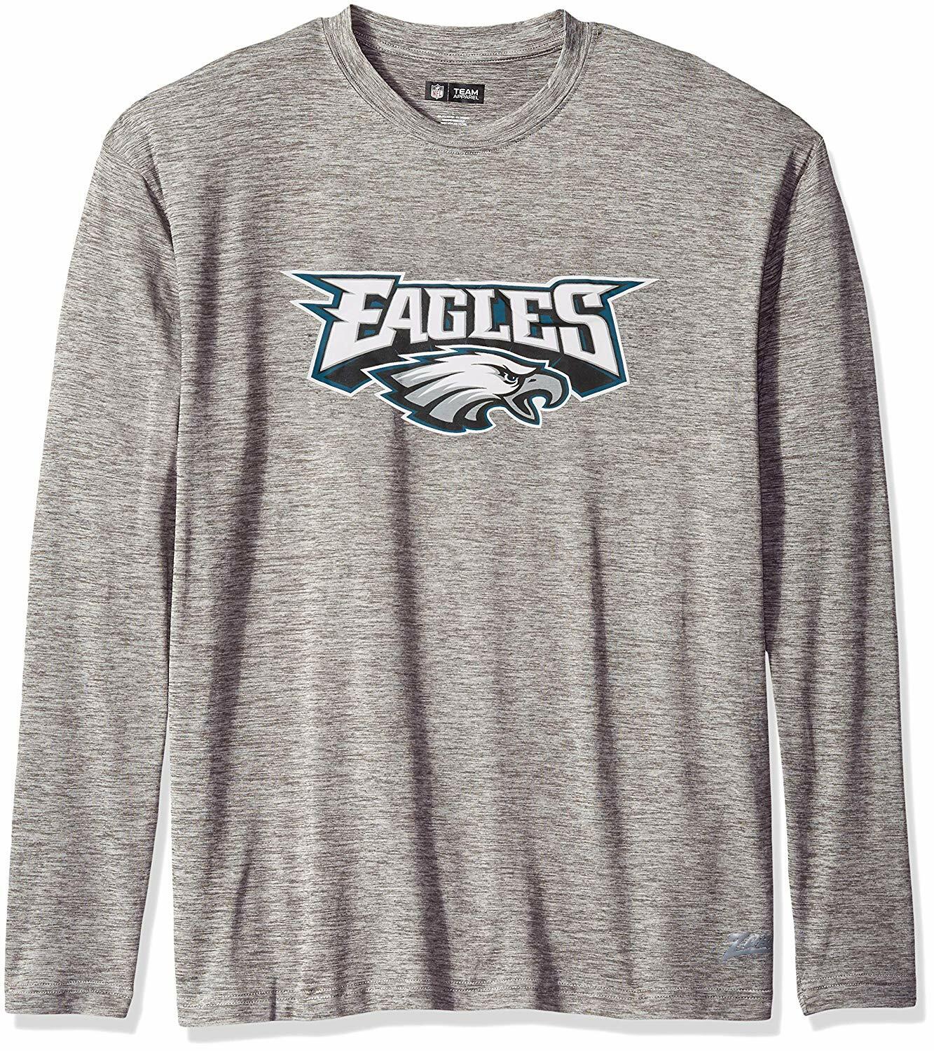 Мужская футболка Zubaz NFL Philadelphia Eagles с длинным рукавом