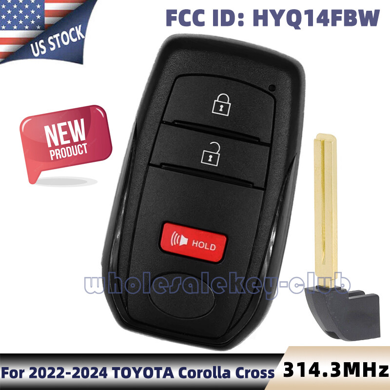 CDEFG Compatible With Toyota Yaris XP21/Yaris Cross 2020-2024/C-HR CHR 2024, Silicone Car Key Cover Protector, Metallic Silver - View #5