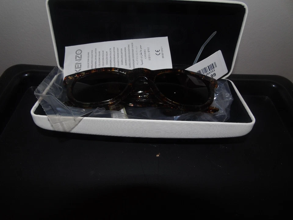 Gafas de sol KENZO para mujer Ecaille redondas patrón animal habanero 50 mm 132138 KZ3173 Foto 2 de 4