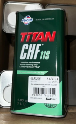 Fluide de direction assistée hydraulique FUCHS Pentosin Titan CHF 11S 1L
