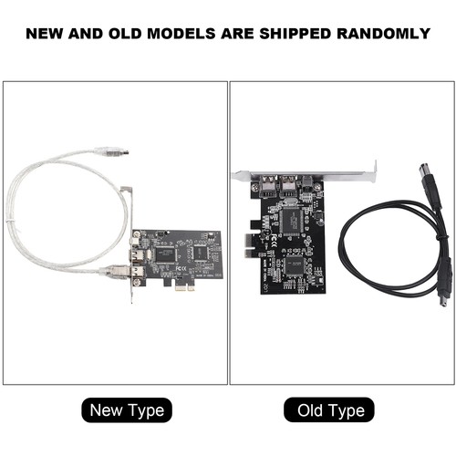 PCI-E PCI Express Controller Card FireWire 1394a Adapter 6Pin 9Pin for Computer - Afbeelding 2 van 12