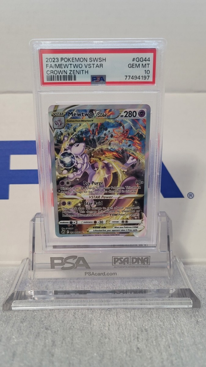 Pokemon Mewtwo VSTAR Crown Zenith Galarian Gallery Full Alt Art