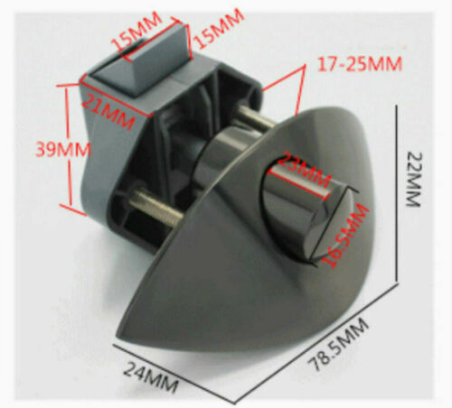 2X Push Button Catch Lock Cupboard Door Cabinet Latch Knob Camper Caravan Boat. - Picture 12 of 12