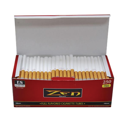 what is zen tobacco 10x Boxes ZEN Cigarette Tubes Regular 100MM ( 2,500 Tubes ) Cigarette Tube  RYO