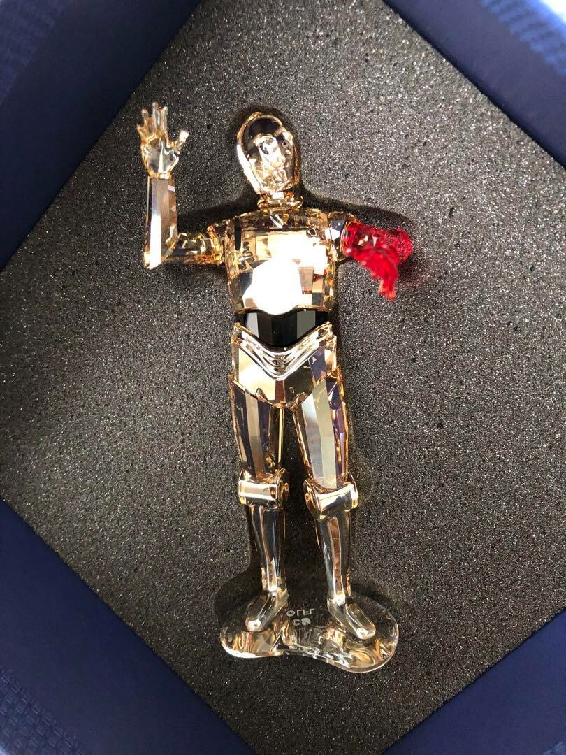 Swarovski Star Wars C-3PO Collaboration Crystal Figurine w/Box