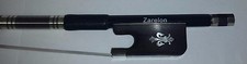 4/4 Artist "Fleur de Lys" Carbon Fiber Viola Bow w/ Zarelon Unbreakable Bow Hair