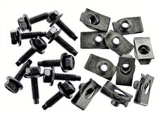 Lincoln Body Bolts U-nut Clips- 14-20 X 1 Long- 716 Hex- 20pcs 10ea 388