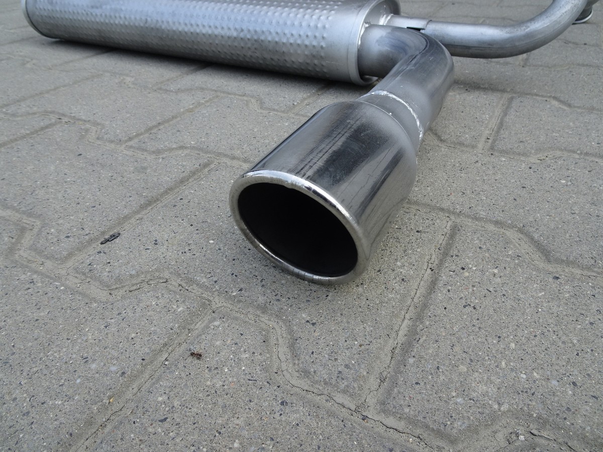 Novus Sport Endschalldämpfer Für Mercedes 190 W201 2x85/58mm AM-Design