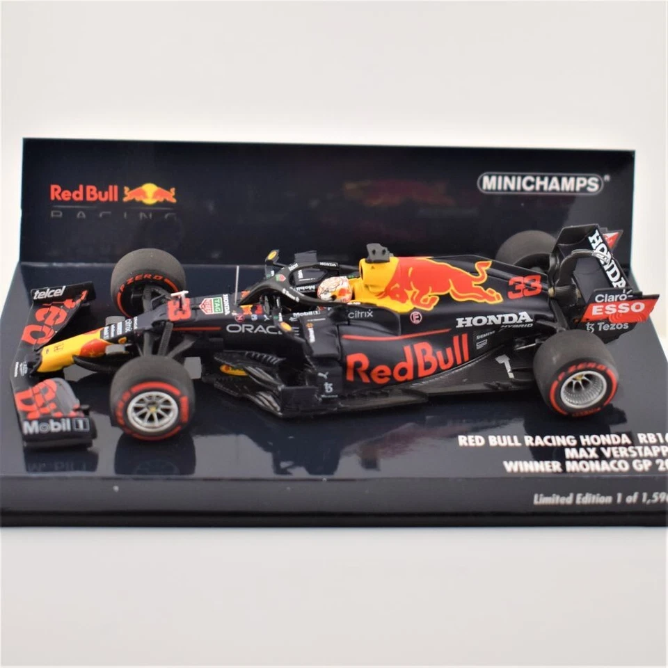 Max Verstappen Red Bull RB16B #33 Monaco GP Formel 1 Weltmeister 2021 1:43 - Bild 2 von 4
